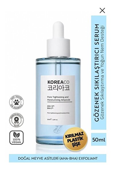 KORE KOREACO Aha & Bha Canlandırıcı & Gözenek Sıkılaştırıcı Ve Nemlendirici (...