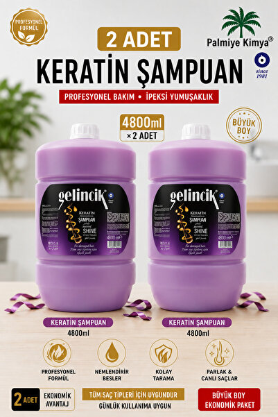 Gelincik KERATİNLİ ŞAMPUAN 4800 ML | 2 ADET