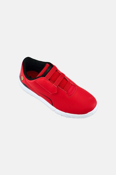Puma Kids Boy Ferrari Drift Cat 11 Slip On Shoes, Red