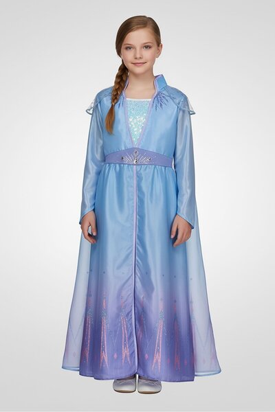 Rubies Disney Frozen 2 Deluxe Elsa Costume, Light Blue