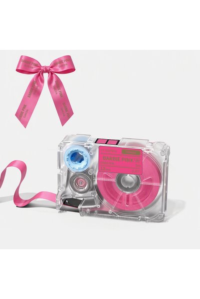 Choice Gold on Pink Phomemo A30 P15 Fabric Ribbon Cartridges 12mm X 5m Satin ...