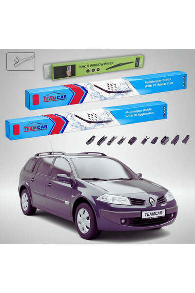 TEAMCAR Чистачки Рено Меган II Грандтур Комби 2006-2009 |   Преден и заден ко...