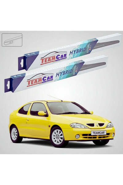 TEAMCAR Windshield wipers Renault Megane I Coupe 1996-2002 | Front Set Hybrid...
