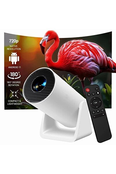 ticimark Lightbeam ile Uyumlu 720p HD Akıllı Projeksiyon Cihazı 2000 Lümen