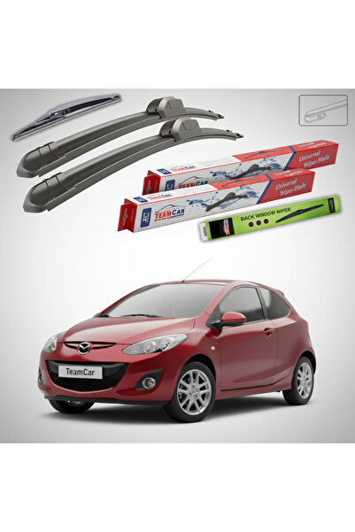TEAMCAR Υαλοκαθαριστήρες Mazda 2 DE Facelift 2010-2014 |   Σετ Εμπρός και Πίσ...
