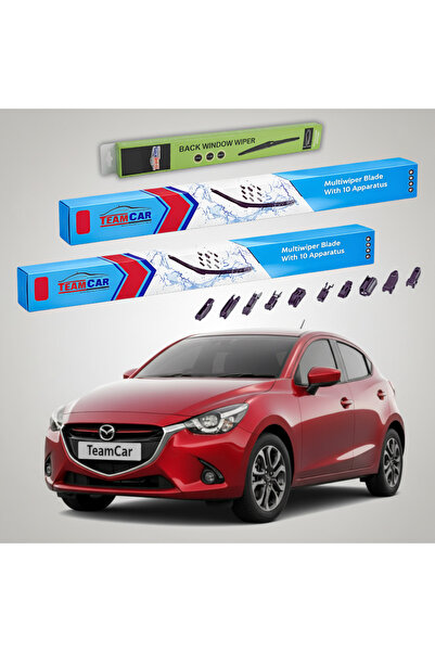 TEAMCAR Υαλοκαθαριστήρες παρμπρίζ Mazda 2 DJ 2014-2019 |   Σετ Εμπρός και Πίσ...