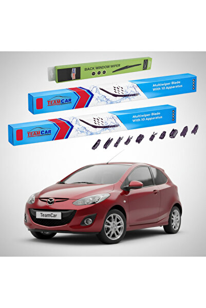 TEAMCAR Υαλοκαθαριστήρες Mazda 2 DE Facelift 2010-2014 |   Σετ Εμπρός και Πίσ...
