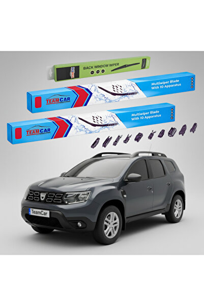 TEAMCAR Υαλοκαθαριστήρες Dacia Duster I HS Black Touch 2016-2017 |   Σετ Εμπρ...