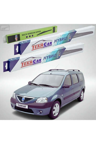 TEAMCAR Υαλοκαθαριστήρες Dacia Logan MCV I Break 2007-2013 |   Σετ εμπρός και...
