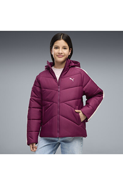 Puma Geacă matlasată T7 cu fermoar integral pentru tineret