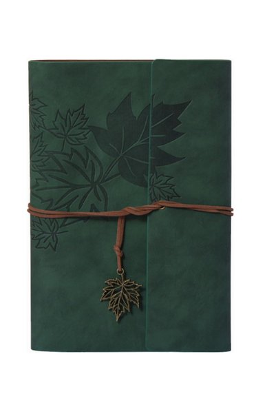 Generic Brand Retro notebook, A5, with removable sheets, 80 sheets, refillabl...