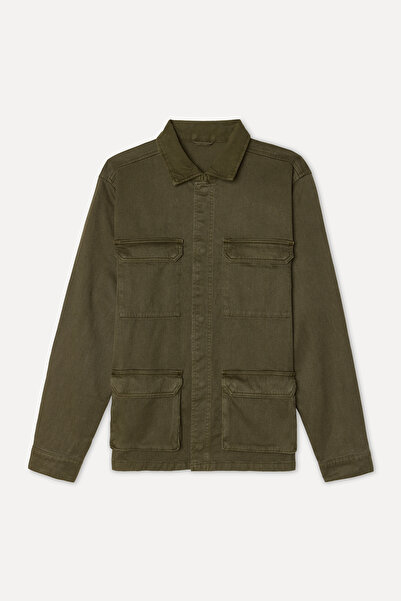 Mudo Men's Brown Regular Fit Multi-Pocket Jacket