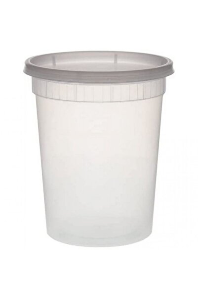 Noonedibs Set de 48 Cutii de Depozitare Alimente din Plastic cu Capac, 32oz, ...