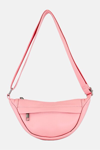 Bizou Women Rounded Shoulder Bag, Pink