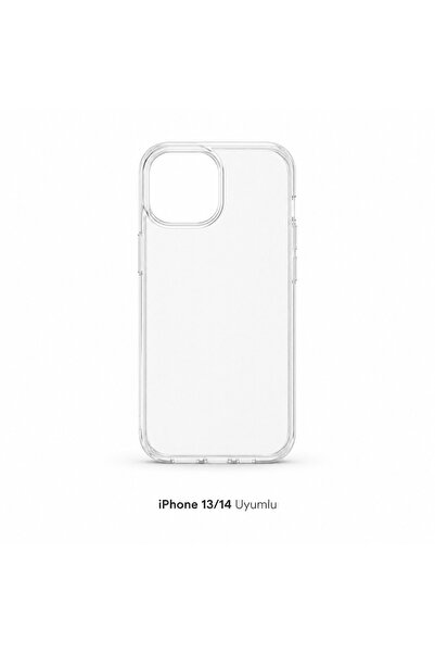 AYKA iPhone 13 / 14 Uyumlu Şeffaf Silikon Telefon Kılıfı