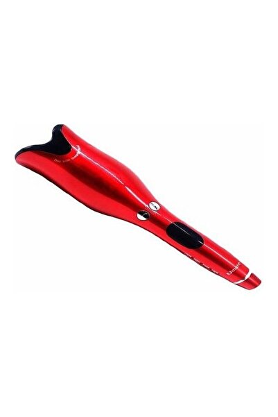 EzzySo Rose Shape Multi-Function LCD Curling Iron Red