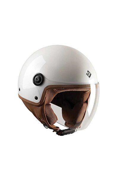 Tucano Urbano EL JETTIN 6.0 YARIM KASK PARLAK İNCİ BEYAZI
