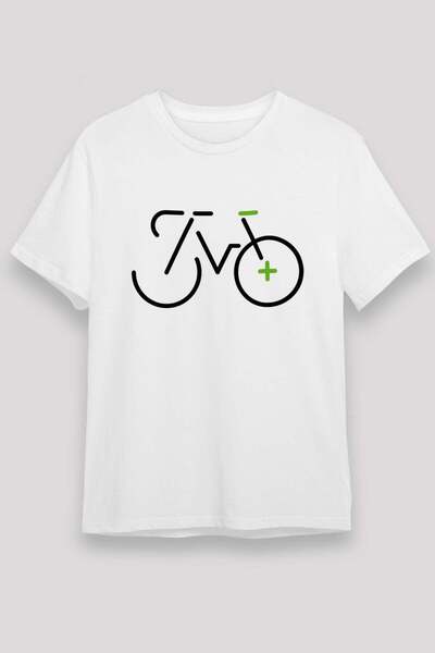 Darkhane تي شيرت أبيض للجنسين من Bicycle