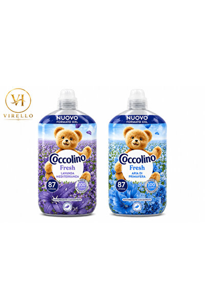 Coccolino Set 2 Balsamuri de Rufe Fresh Lavanda Mediterranea & Aria di Primav...