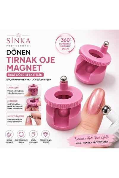 SİNKA Oje Magneti Dönen Mıknatıs Oje Desen New Model