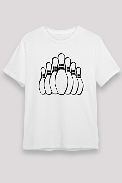 Darkhane Bowling White Unisex T-Shirt T-Shirt