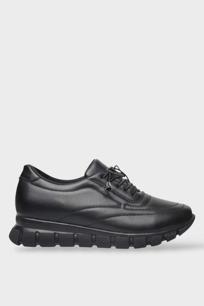 Jagulep Women's Comfortable Comfort Sole Casual Shoes Black