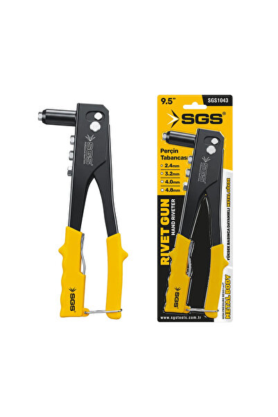 SGS SGS1043 PERÇİN TABANCASI SETİ PERÇİN MAKİNESİ 30 YEDEK PERÇİNLİ