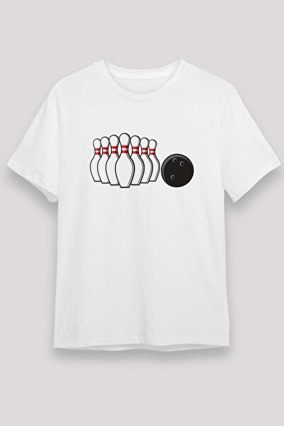 Darkhane Bowling White Unisex T-Shirt T-Shirt