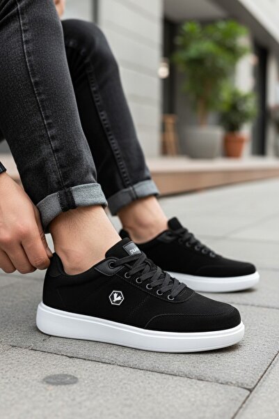 enoch Casual Düz Taban Bağcıklı Erkek Sneaker Yürüyüş Ayakkabısı