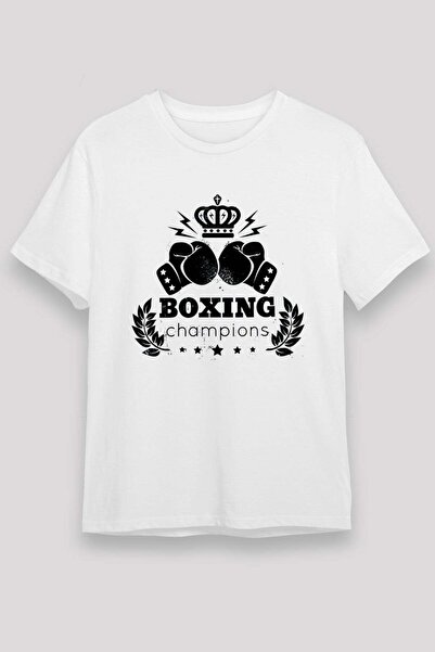 Darkhane Boxing White Unisex T-Shirt T-Shirt