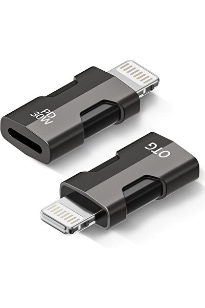 TERRIFI محول USB C إلى Lightning (عبوة من قطعتين) يدعم الشحن السريع بقدرة 30 ...