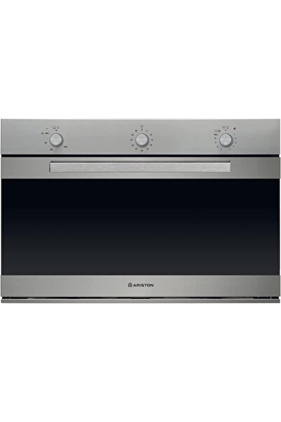 Ariston Built-in Gas Oven with Automatic Ignition, Grey, 90 cm