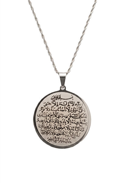 JewAksesuar Steel Necklace Silver 45cm
