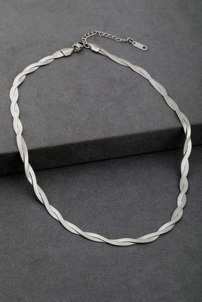JewAksesuar Steel Necklace 45cm