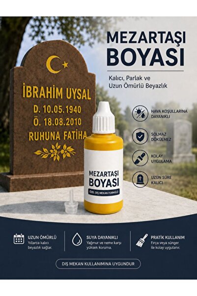 ŞAMPİYON TİCARET Mezartaşı boyası