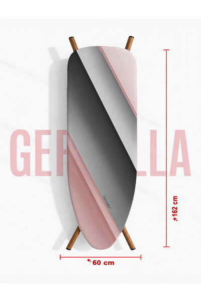GERCELLA (HEDİYELİ) ELVİS BATTAL BOY (XXL BEDEN) (60X162 CM ) ÜTÜ MASASI KILIFI