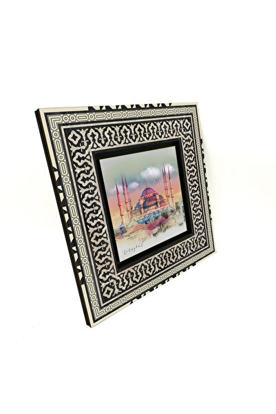 Sadrazam Sultanahmet Camii Printed 20X20 Mdf Anatolian Painting Krt-12