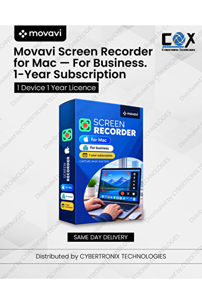 movavi Screen Recorder for Mac For Business | 1 Device for 1 Year | Digital L...