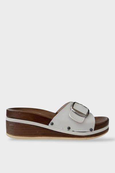 Jagulep Buckle-Strapped Wedge Heel Stylish Summer Beach Vacation Women's Slip...