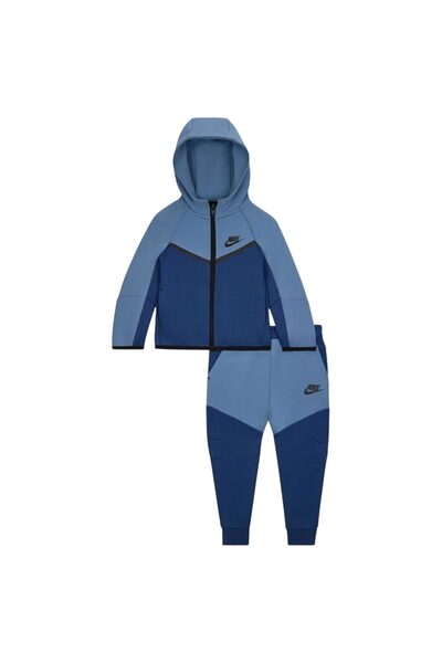 Nike Παιδικά Αθλητικά Ρούχα Τεχνολογικό Φλις Σετ με Ολόσωμο Φερμουάρ 3-4