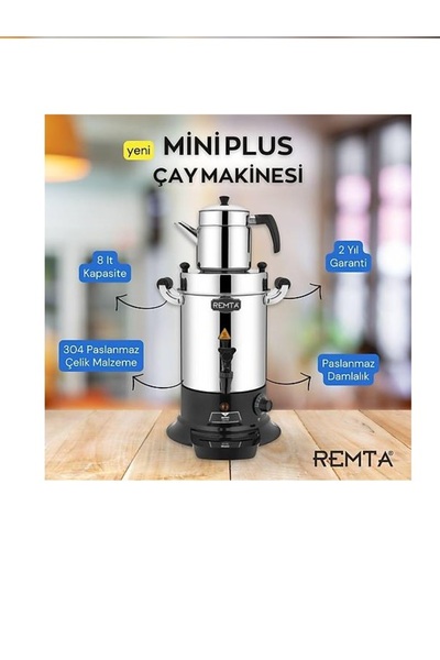 Remta R29P Mini Plus Tek Demlikli Çay Makinesi 8 lt Çay Makinesi , Çaymatik ,...