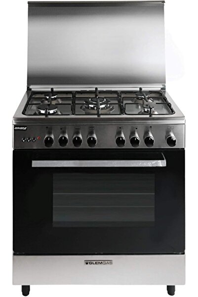 Glem Gas Gas stove with 89 liter capacity and 5 burners from Glem | Model No....