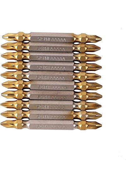Lawazim Double Ended Screwdriver Bit Set - 10 Piece, PH1 - Secure Grip Durabl...
