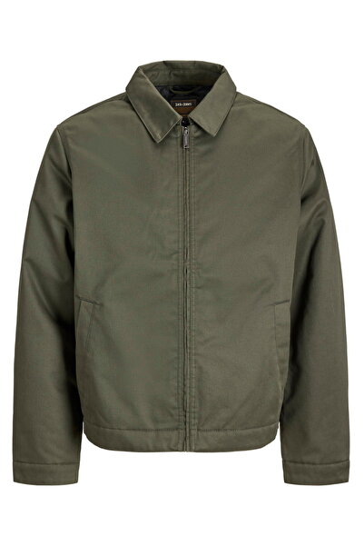 Jack & Jones Men's Classic Collar Zipper Closure Jacket - Colton