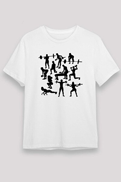 Darkhane Fitness White Unisex T-Shirt T-Shirt