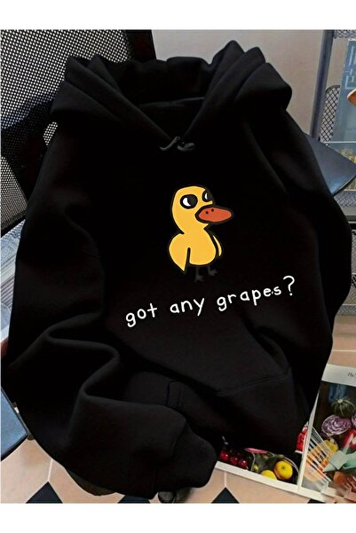 Generic Women's Printed Fleece Hoodie with Drawstring Hood and Kangaroo Pocket