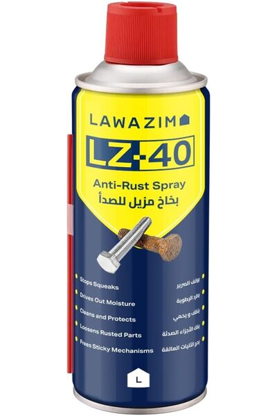 GENERAL Anti-Rust Spray - 450ml - Rust Remover Spray with Fast-Acting Formula...