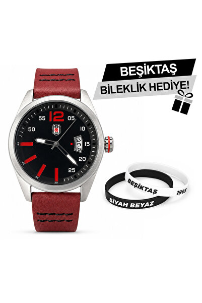 Beşiktaş Lisanslı Kol Saati 56E2S45775 - BJK Bileklik Hediyeli