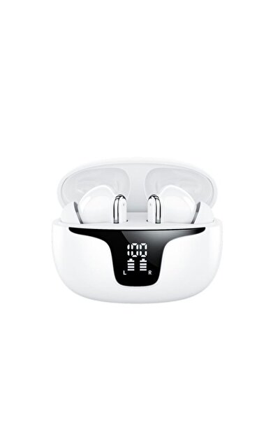 None Căști Bluetooth - Albe - IPX5 - Durată de viață a bateriei de 12 ore - C...