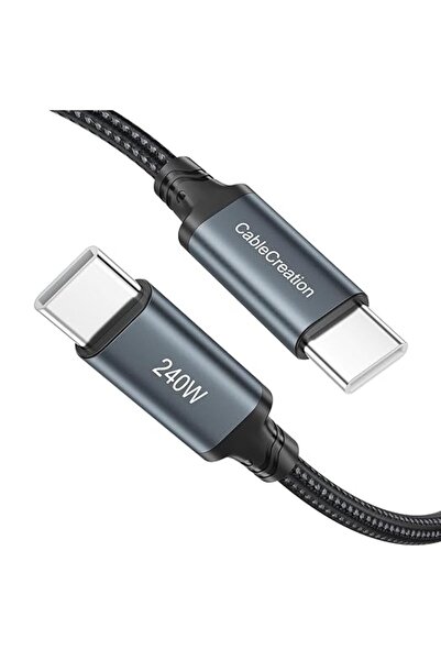 GENERAL CableCreation 6FT 240W 5A USB C to USB C Fast Charging Data Transfer ...